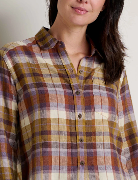 loose flannel shirt